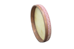 CHG-45 GİZLİ ALYAN AKORTLU HAYVAN DERİLİ BENDİR 45 CM KILIF HEDİYE