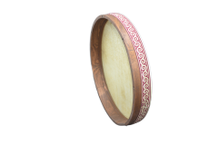 CHG-45 GİZLİ ALYAN AKORTLU HAYVAN DERİLİ BENDİR 45 CM KILIF HEDİYE