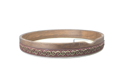 CHG-45 ÇİFT KAT GİZLİ ALYAN AKORTLU HAYVAN DERİLİ BENDİR 45 CM KILIF HEDİYE