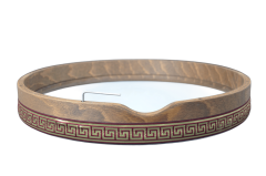 CPG-42 GİZLİ ALYAN AKORTLU PLASTİK DERİLİ BENDİR 42 CM KILIF HEDİYE