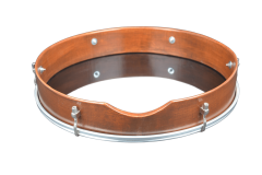 41 CM KALİTELİ 7.5 CM ENİNDE YANDAN AYARLI CAM DERİLİ BENDİR KILIF HEDİYE