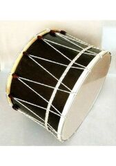 KDB-45HP ASMA DAVUL KONTRAPLAK 45 CM HAYVAN DERİ İPLİ BONCUKLU