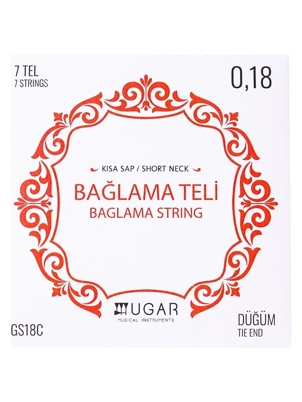 UGAR GS18C KISA SAP BAĞLAMA TELİ (0.18)