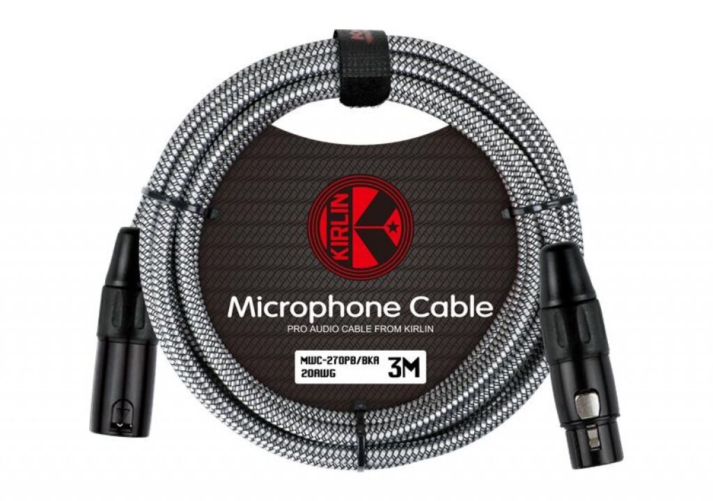 KİRLİN MWC-270PB 3 METRE ÖRGÜLÜ ÜTÜ MİKROFON KABLOSU