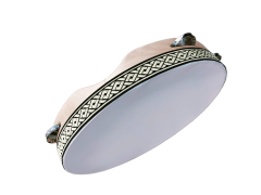 CAG-40Z ZİLLİ BENDİR GİZLİ AKORTLU AKGÜRGEN KASA PLASTİK DERİLİ 40 CM