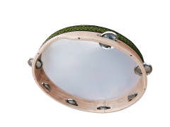 CAG-42Z ZİLLİ BENDİR GİZLİ AKORTLU AKGÜRGEN KASA PLASTİK DERİLİ 42 CM