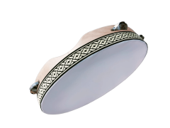 CAG-42Z ZİLLİ BENDİR GİZLİ AKORTLU AKGÜRGEN KASA PLASTİK DERİLİ 42 CM