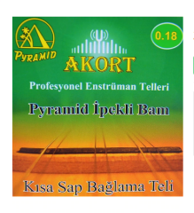 AKORT 0.18 PYRAMİD KISA SAP BAĞLAMATELİ - SAZ TELİ