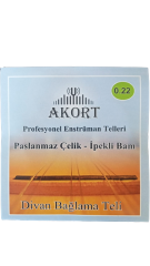AKORT DİVAN SAZ TELİ PASLANMAZ 0.22 BAM BAMLI
