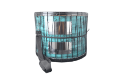 AHŞAP KASNAK RENKLİ İPLİ ASMA DAVUL PROFESYONEL 50X40 CM