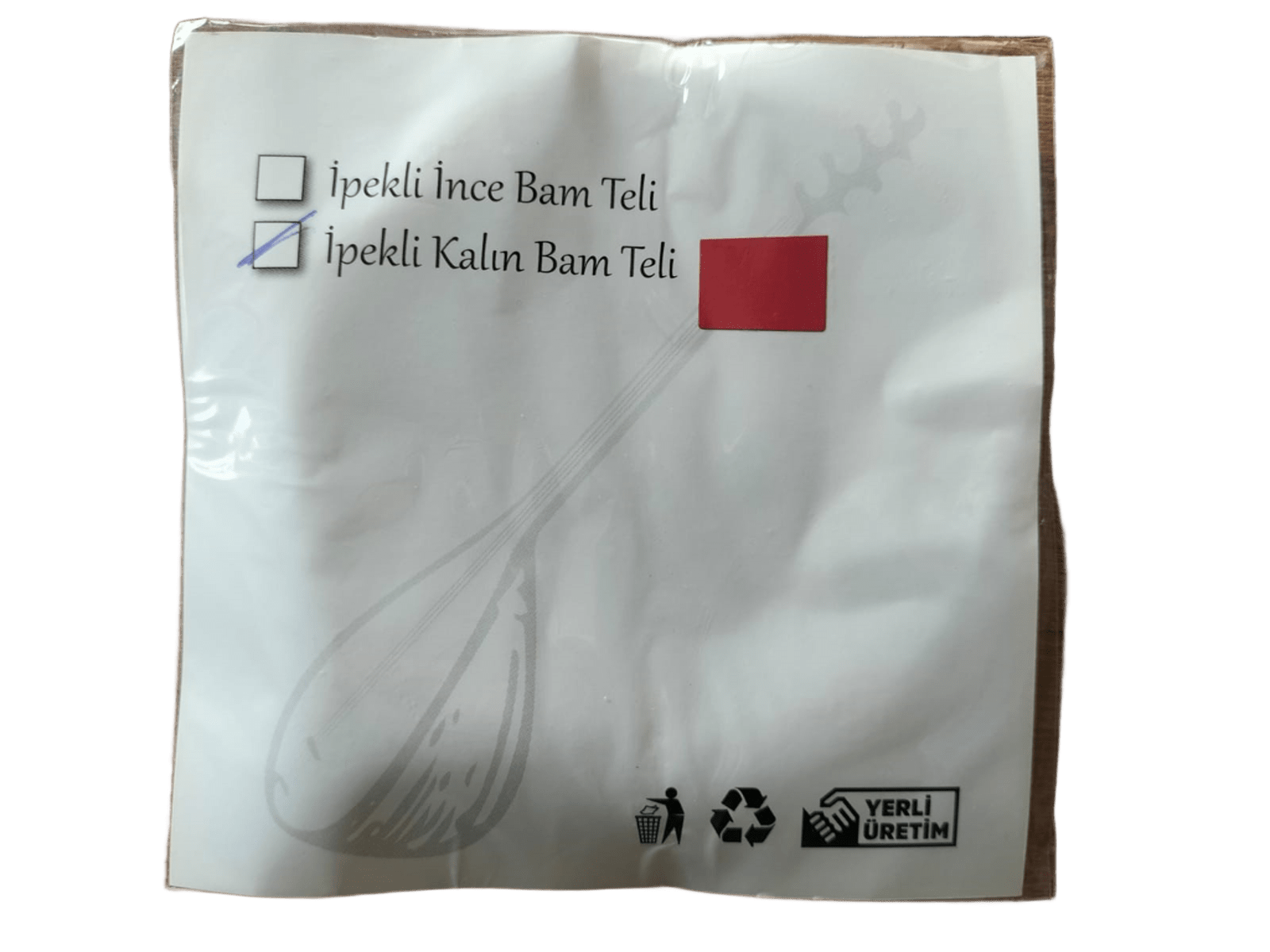 0.50 KALIN BAM TELİ KALİTELİ BEYAZ DÜZİNE 12 ADET