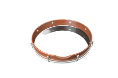 PROFESYONEL MİTELLO BENDİR 45 CM CAM DERİ SİYAH ÇİFT KAT KILIF HEDİYE