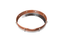 PROFESYONEL MİTELLO BENDİR 45 CM CAM DERİ SİYAH ÇİFT KAT KILIF HEDİYE