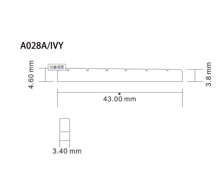 ALİCE A028A ELEKTRO GİTAR ÜST EŞİK SİYAH 10 ADET