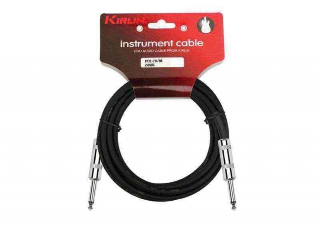 KİRLİN IPCV-241BK 6 METRE ENSTRUMAN KABLOSU SİYAH