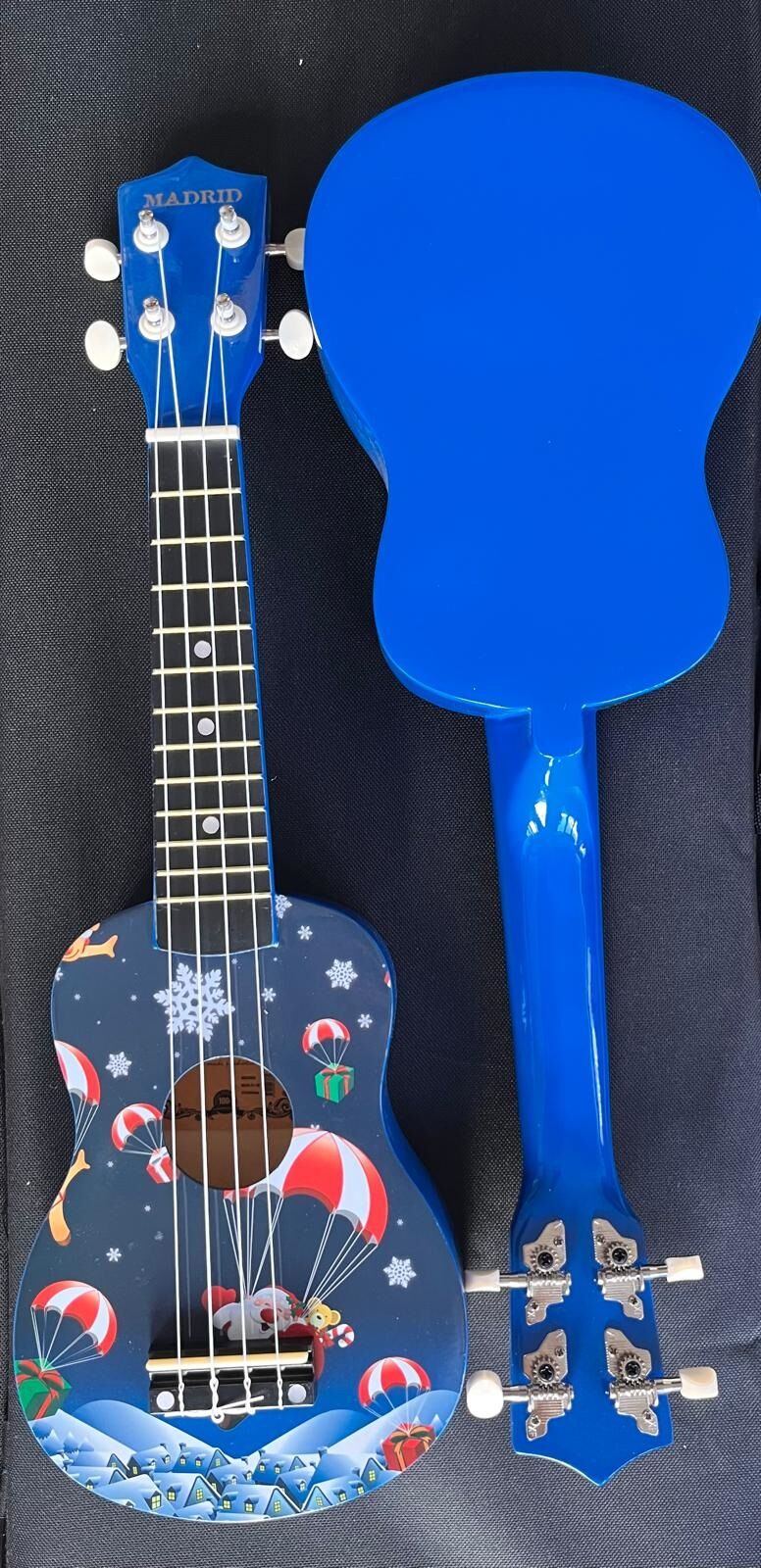 MADRİD FATHER CHRİSTMAS SOPRANO UKULELE DESENLİ