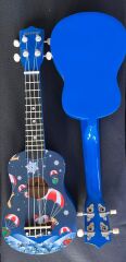 MADRİD FATHER CHRİSTMAS SOPRANO UKULELE DESENLİ