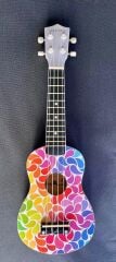 MADRİD FLOWER SOPRANO UKULELE DESENLİ