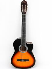 KLAS KSC-3 KLASİK GİTAR TAM BOY KESİK KASA 4/4 SUNBURST
