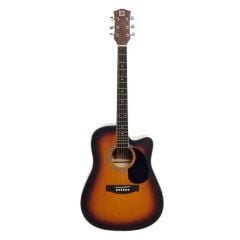 STRAUSS SA-220CE ELEKTRO AKUSTİK GİTAR SUNBURST