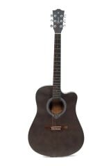 STRAUSS SA-215 BK AKUSTİK GİTAR SİYAH