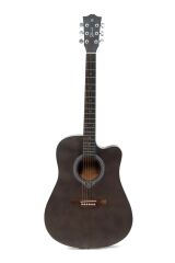 STRAUSS SA-215 BK AKUSTİK GİTAR SİYAH