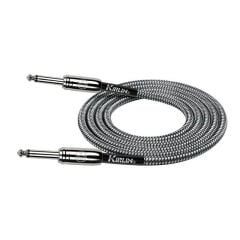 KİRLİN IWCX-201PN BK 6 METRE İP SARGILI SİYAH KABLO