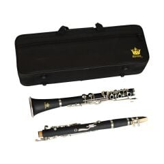 KİNG SOL KLARNET GÜMÜŞ KAPLAMA 4 YÜZÜK TÜRK KLARNETİ