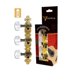 VALENCİA VCMH0150GD KLASİK GİTAR BURGU SETİ GOLD