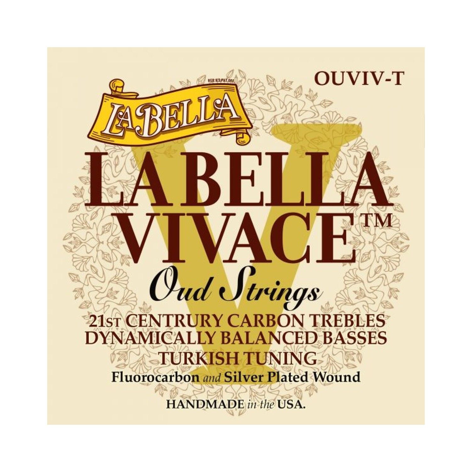 LA BELLA OUVIV-T VİVACE KARBON UD TELİ TÜRK SİSTEM