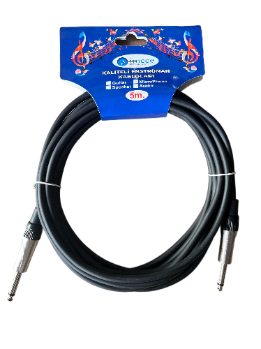 İMECE MGC5 BK ENSTRÜMAN KABLOSU 5 METRE SİYAH
